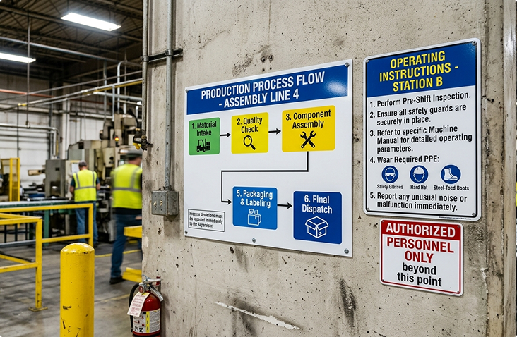 Signage Built for Atlanta Manufacturing and Industrial Facilities