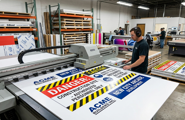 Why Job Site Signage Is Not Optional